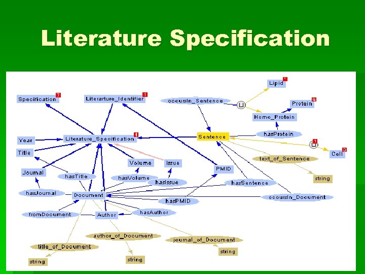 Literature Specification 