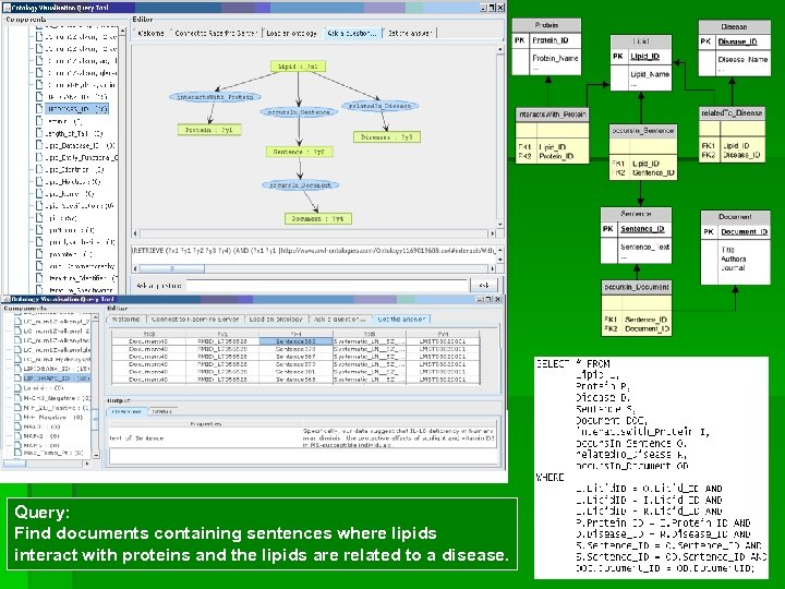 Query: Find documents containing sentences where lipids interact with proteins and the lipids are