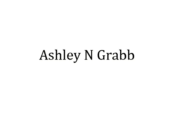 Ashley N Grabb 