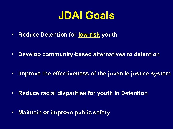 The Annie E Casey Foundation Juvenile Detention Alternatives