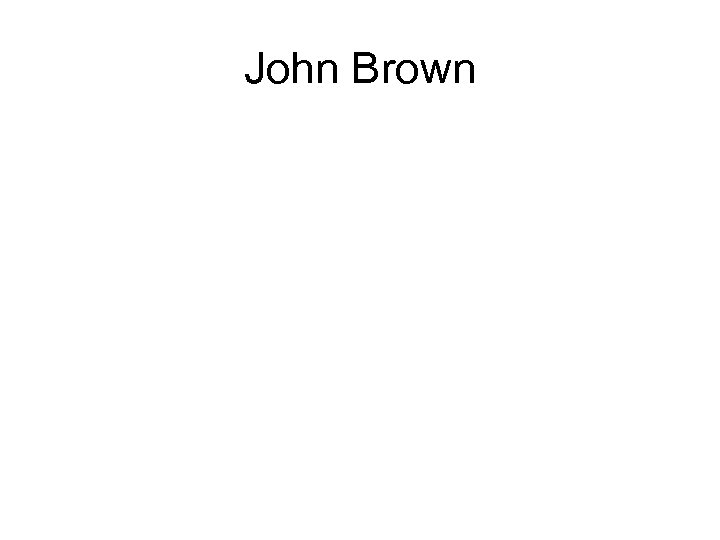 John Brown 