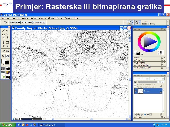 Primjer: Rasterska ili bitmapirana grafika 18. 3. 2018. 13: 04 Glava 6 24 