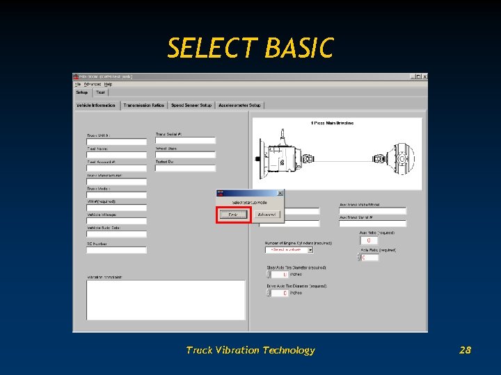 SELECT BASIC Truck Vibration Technology 28 