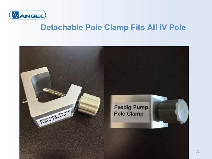 Detachable Pole Clamp Fits All IV Pole 19 