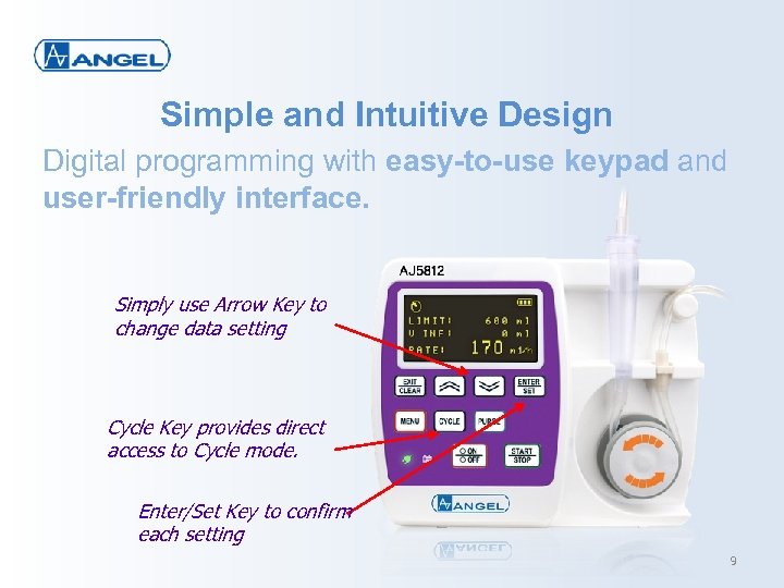 Simple and Intuitive Design Digital programming with easy-to-use keypad and user-friendly interface. Simply use