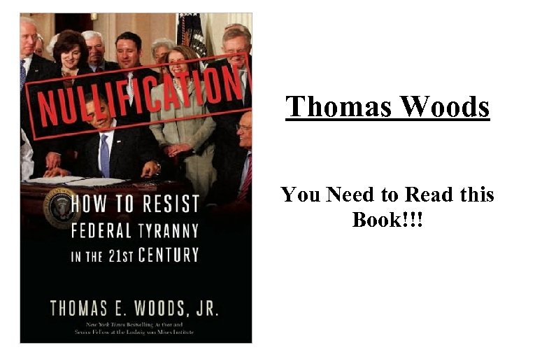 Thomas Woods n You Need to Read this Book!!! 