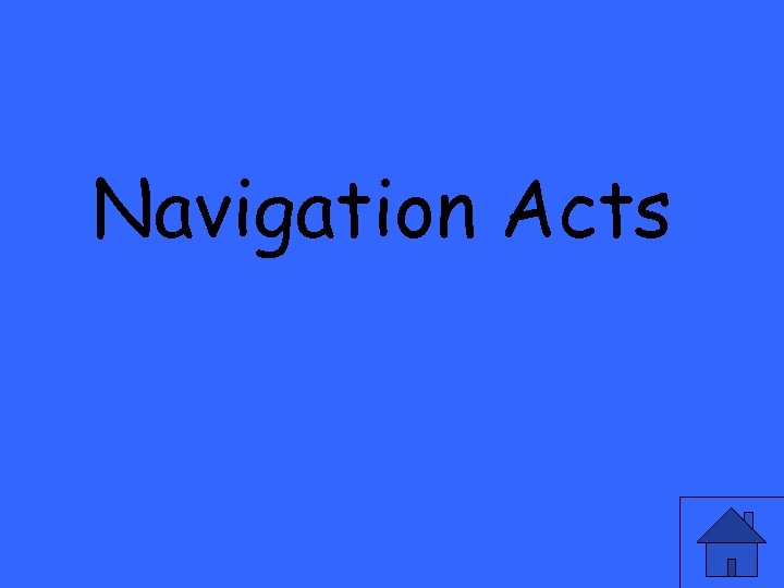 Navigation Acts 