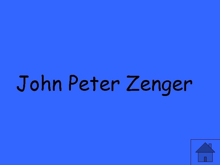 John Peter Zenger 