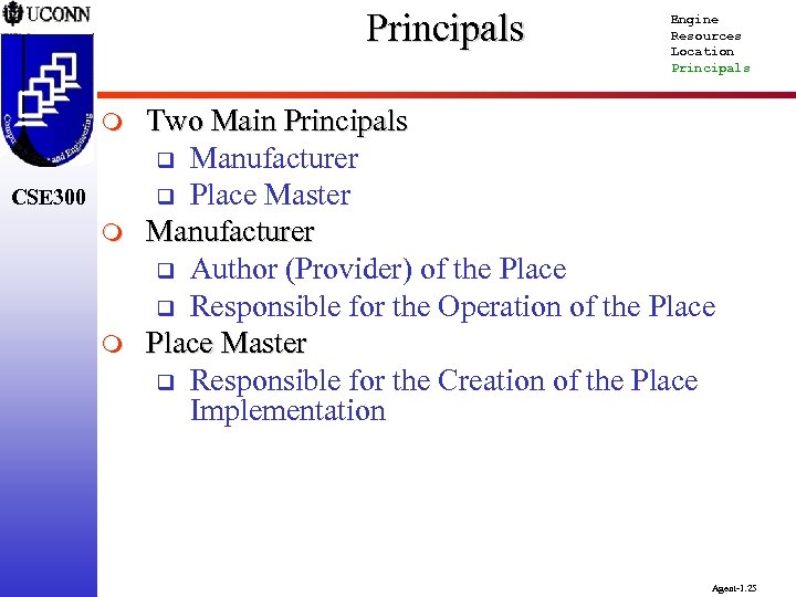 Principals m CSE 300 m m Engine Resources Location Principals Two Main Principals q