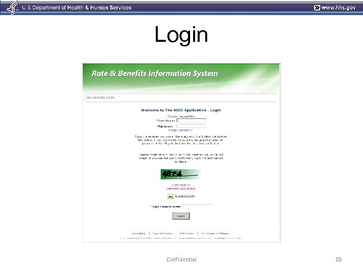 Login Confidential 10 