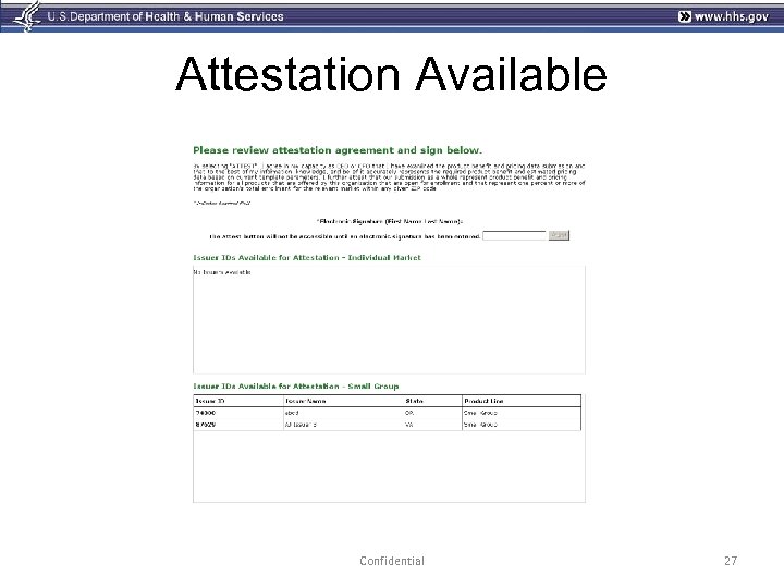 Attestation Available Confidential 27 