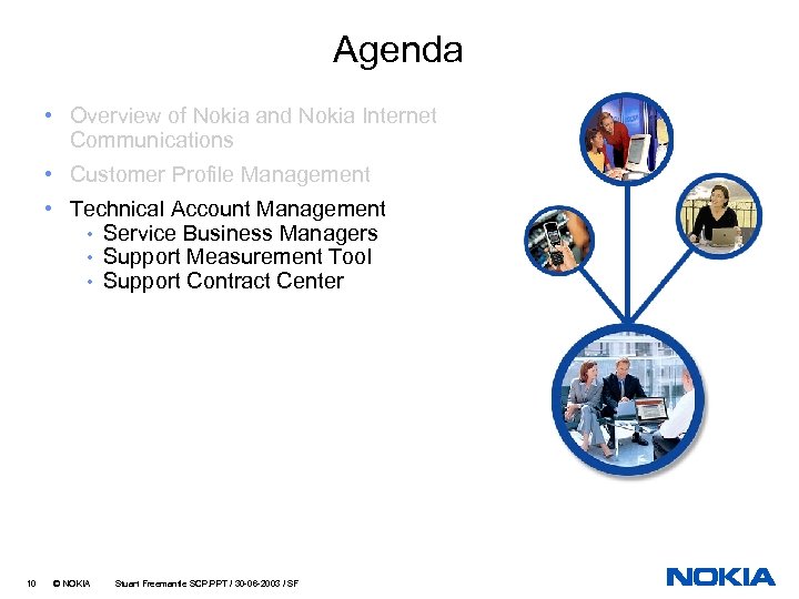 Agenda • Overview of Nokia and Nokia Internet Communications • Customer Profile Management •