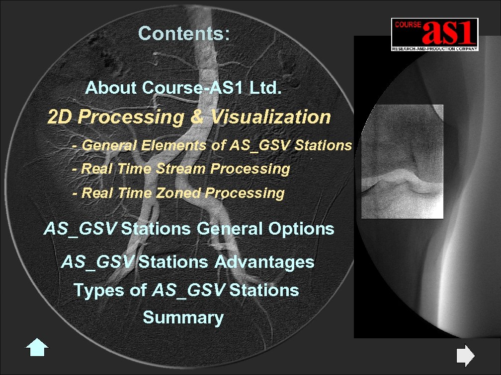 Contents: About Course-AS 1 Ltd. 2 D Processing & Visualization - General Elements of