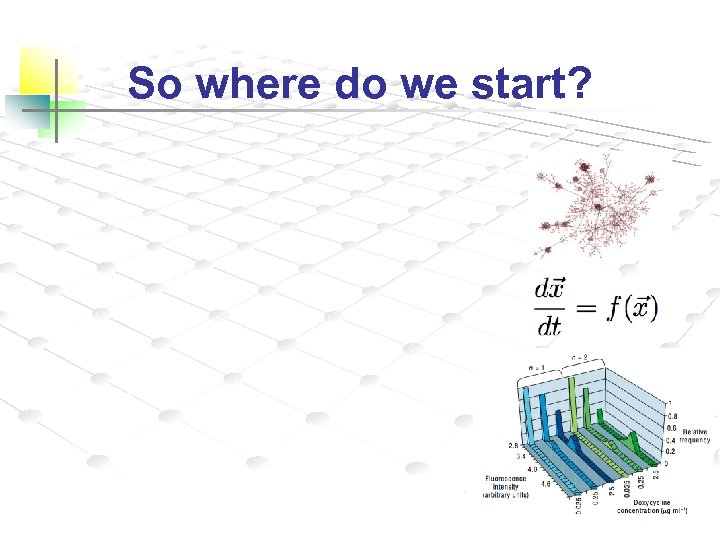 So where do we start? 