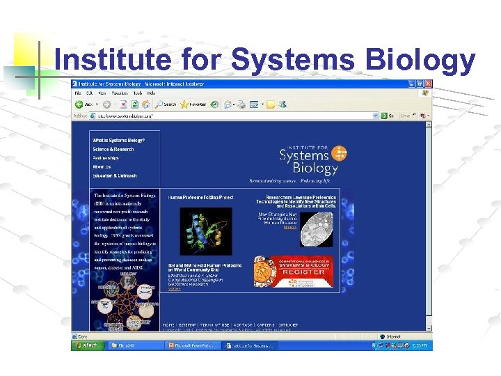 Institute for Systems Biology 