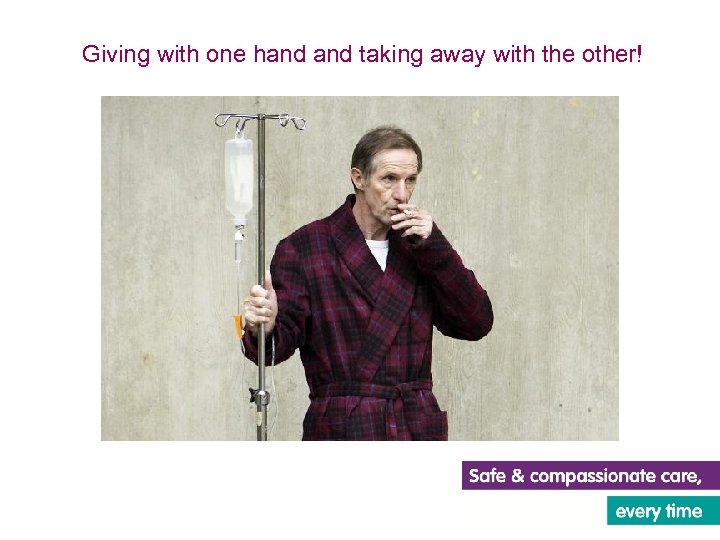 Giving with one hand taking away with the other! 