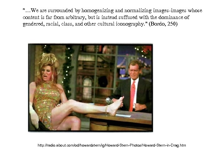 "…We are surrounded by homogenizing and normalizing images-images whose content is far from arbitrary,