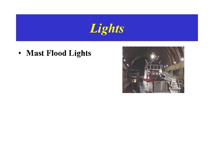 Lights • Mast Flood Lights 