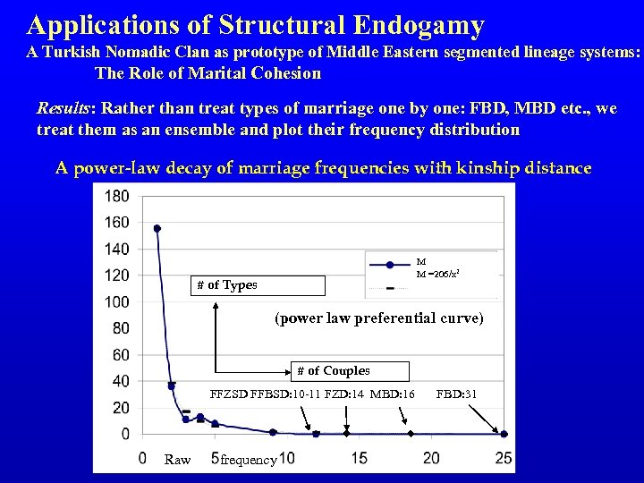 Applications of Structural Endogamy A Turkish Nomadic Clan as prototype of Middle Eastern segmented