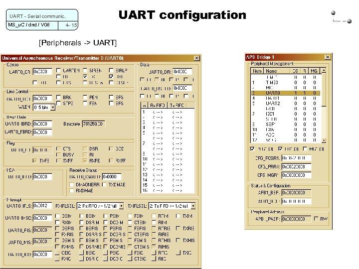 UART - Serial communic. MS_u. C / dnd / V 08 4 - 15