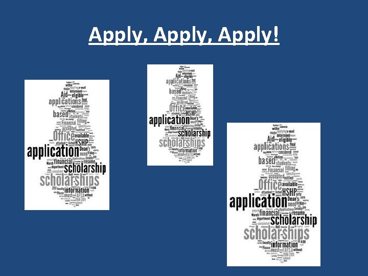 Apply, Apply! 