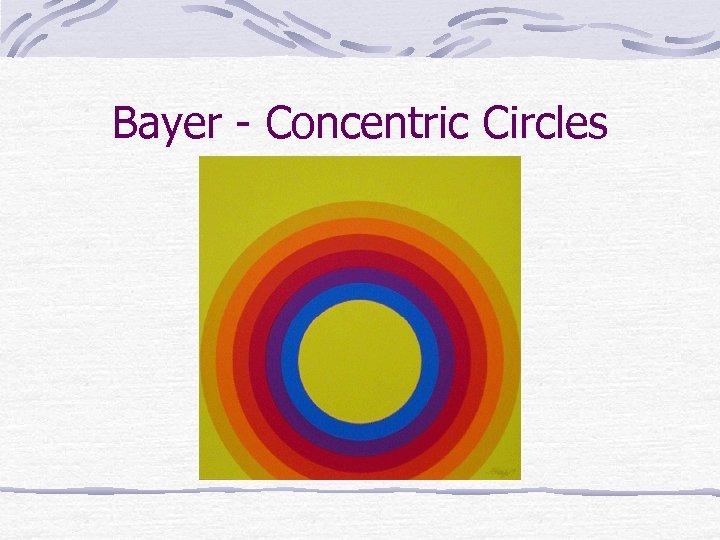Bayer - Concentric Circles 