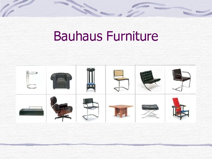 Bauhaus Furniture 