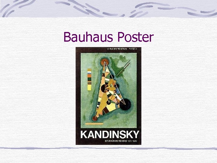 Bauhaus Poster 