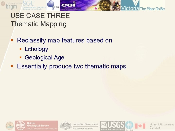USE CASE THREE Thematic Mapping § Reclassify map features based on § Lithology §
