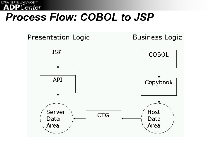 Process Flow: COBOL to JSP 