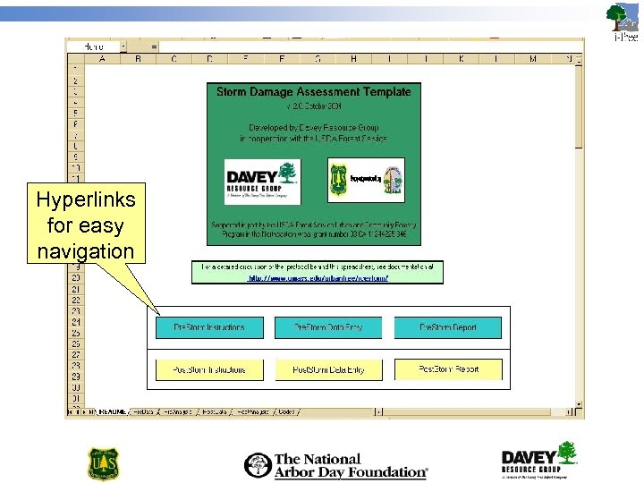 Hyperlinks for easy navigation 