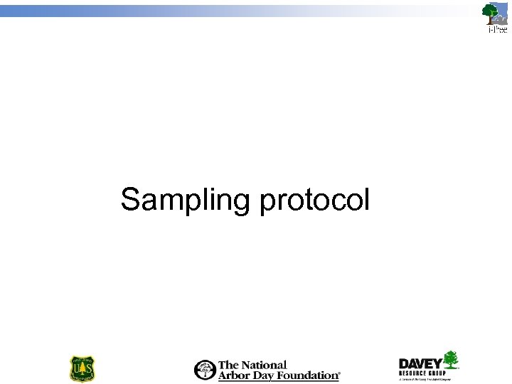 Sampling protocol 