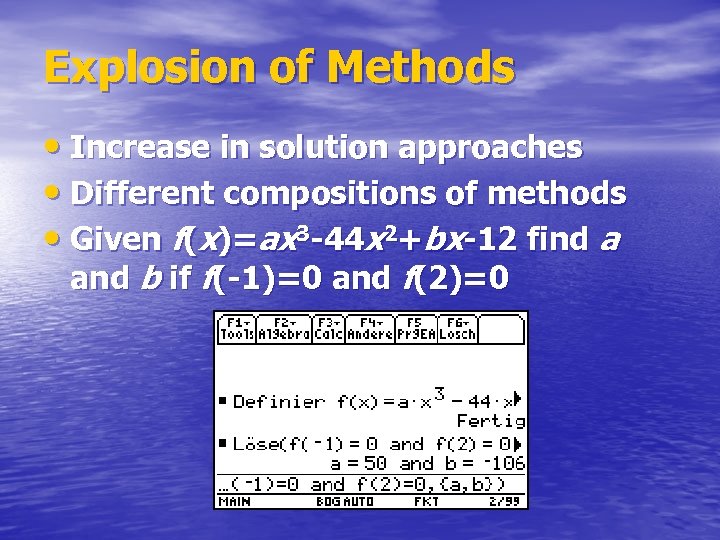 Explosion of Methods • Increase in solution approaches • Different compositions of methods •