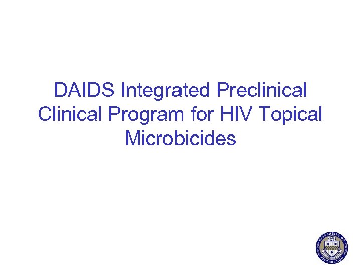 State Of Global Rectal Microbicide Research Ian Mc