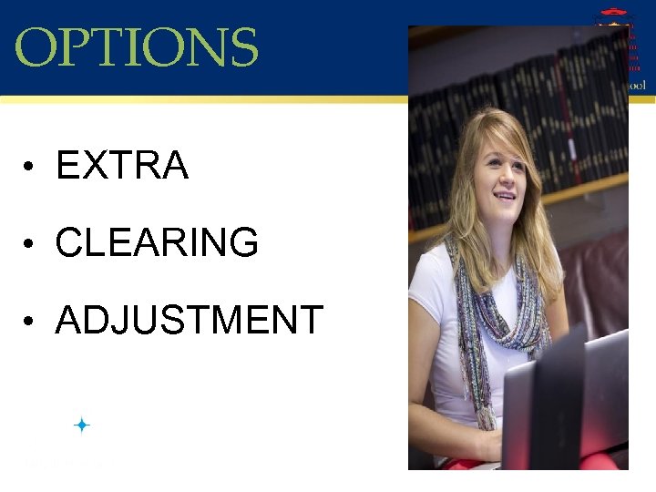 OPTIONS • EXTRA • CLEARING • ADJUSTMENT 