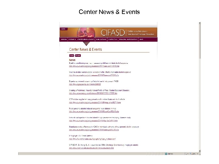 Center News & Events 