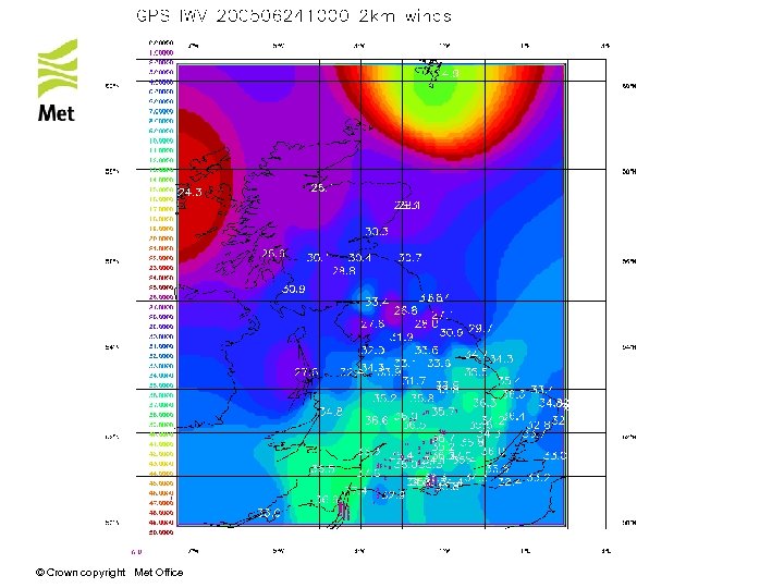 © Crown copyright Met Office 