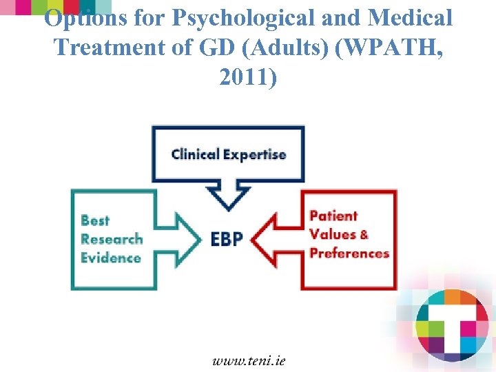 Options for Psychological and Medical Treatment of GD (Adults) (WPATH, 2011) 