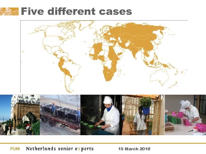 Five different cases 15 March 2018 