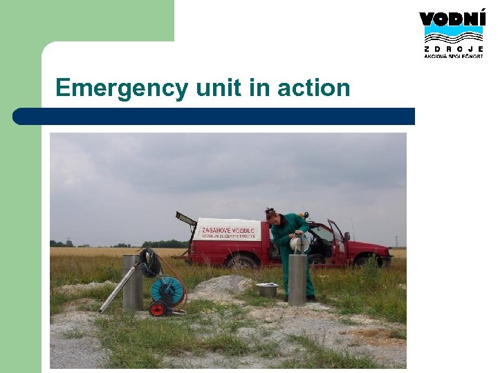 Emergency unit in action 