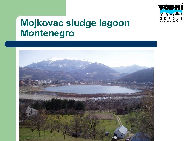 Mojkovac sludge lagoon Montenegro 