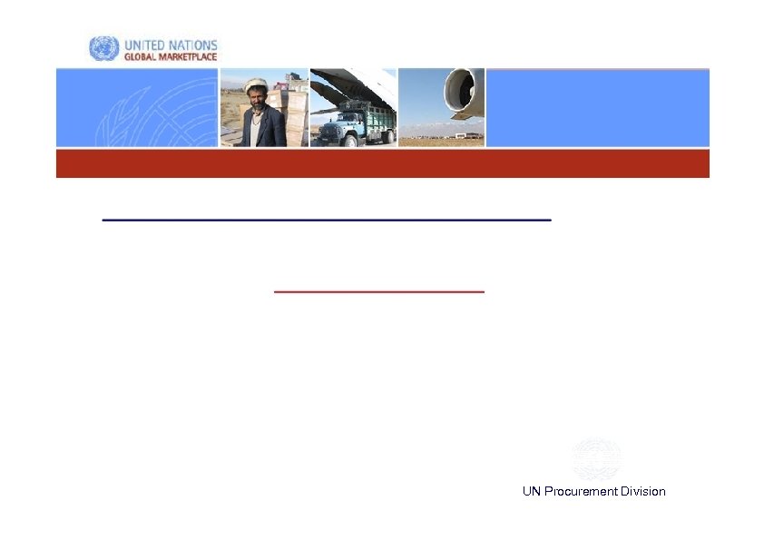 UN Procurement Division 