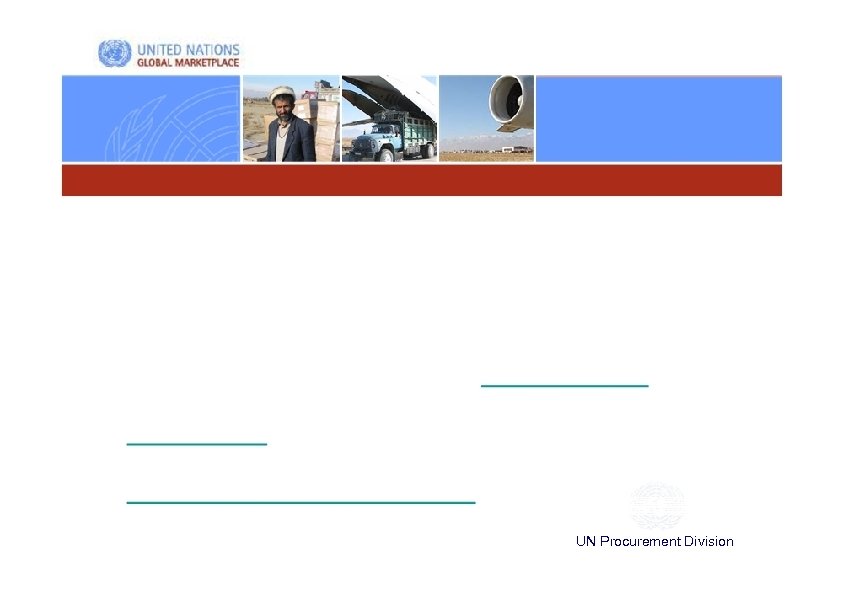 UN Procurement Division 