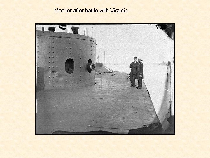 Monitor after battle with Virginia 