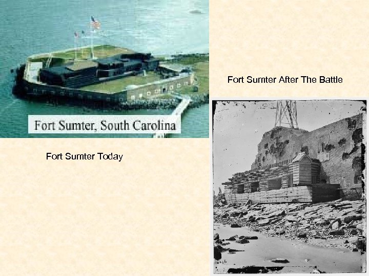 Fort Sumter After The Battle Fort Sumter Today 