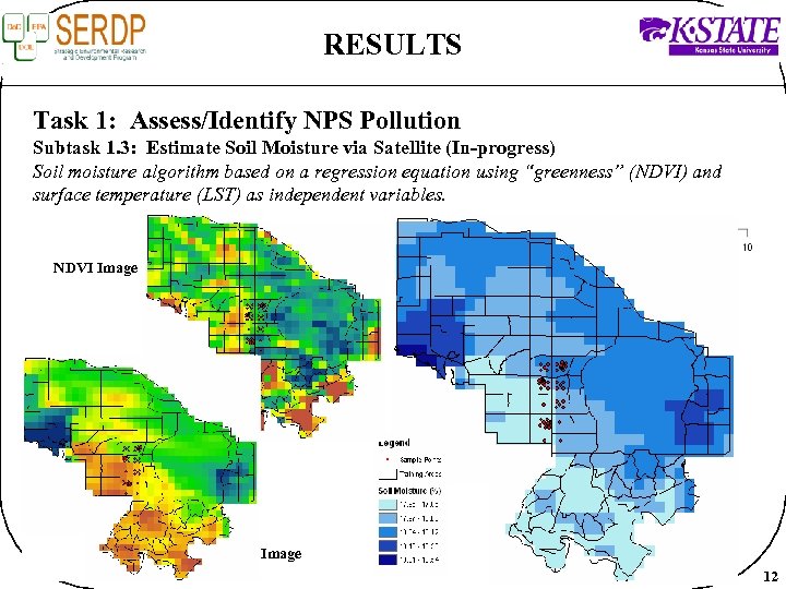 RESULTS Task 1: Assess/Identify NPS Pollution Subtask 1. 3: Estimate Soil Moisture via Satellite