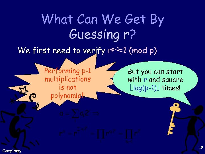 What Can We Get By Guessing r? We first need to verify rp-1=1 (mod