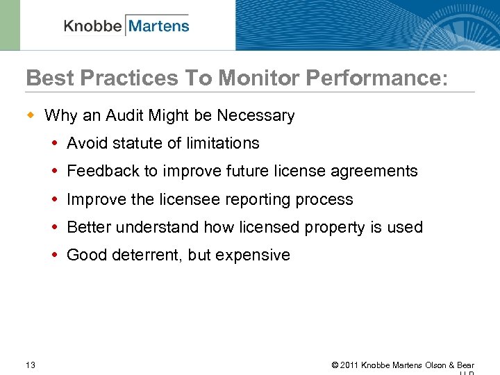 Best Practices To Monitor Performance: w Why an Audit Might be Necessary Avoid statute