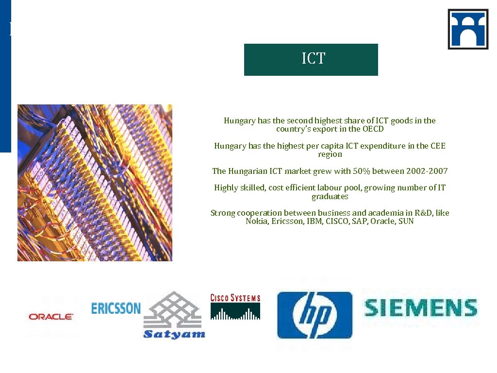 High Performing Sectors Electronics ICT Hungary has the second highest share of ICT goods