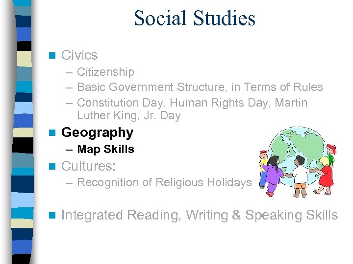 Social Studies n Civics – Citizenship – Basic Government Structure, in Terms of Rules
